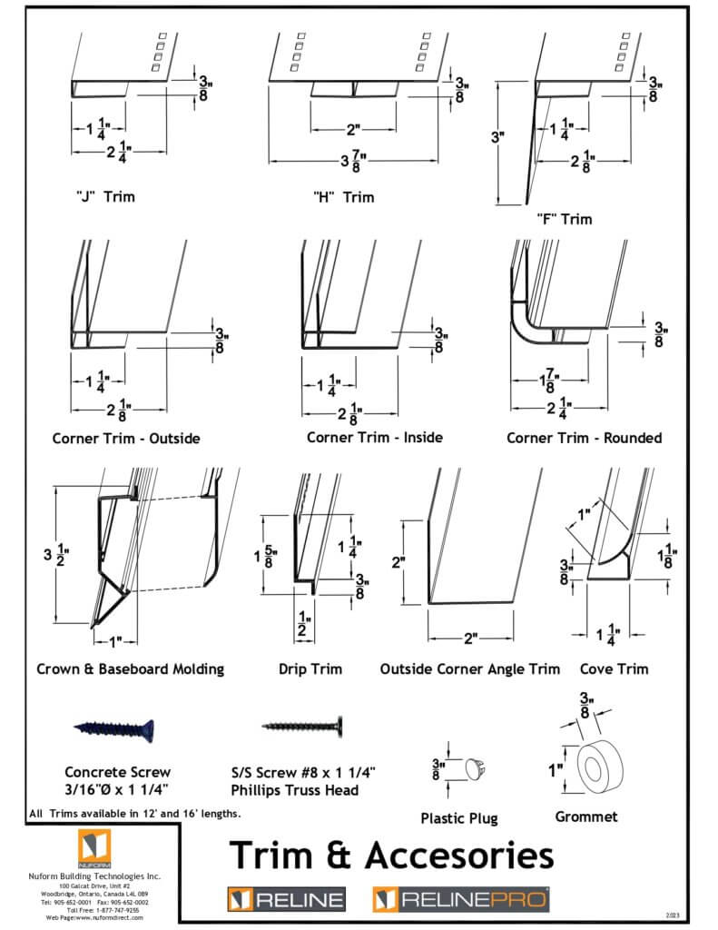 RELINE Trim Accessories