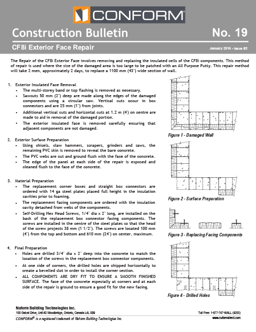 CF8i Exterior Face Repair